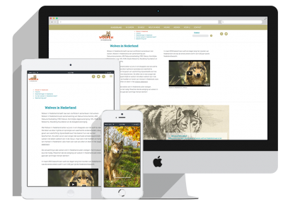 Responsive Afbeeldingen Website Wolven in Nederland
